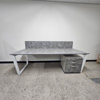 책상+서랍+파티션 세트